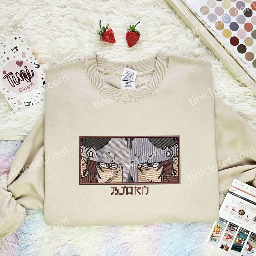 Bjorn Eyes Vinland Saga Anime Embroidered Shirt