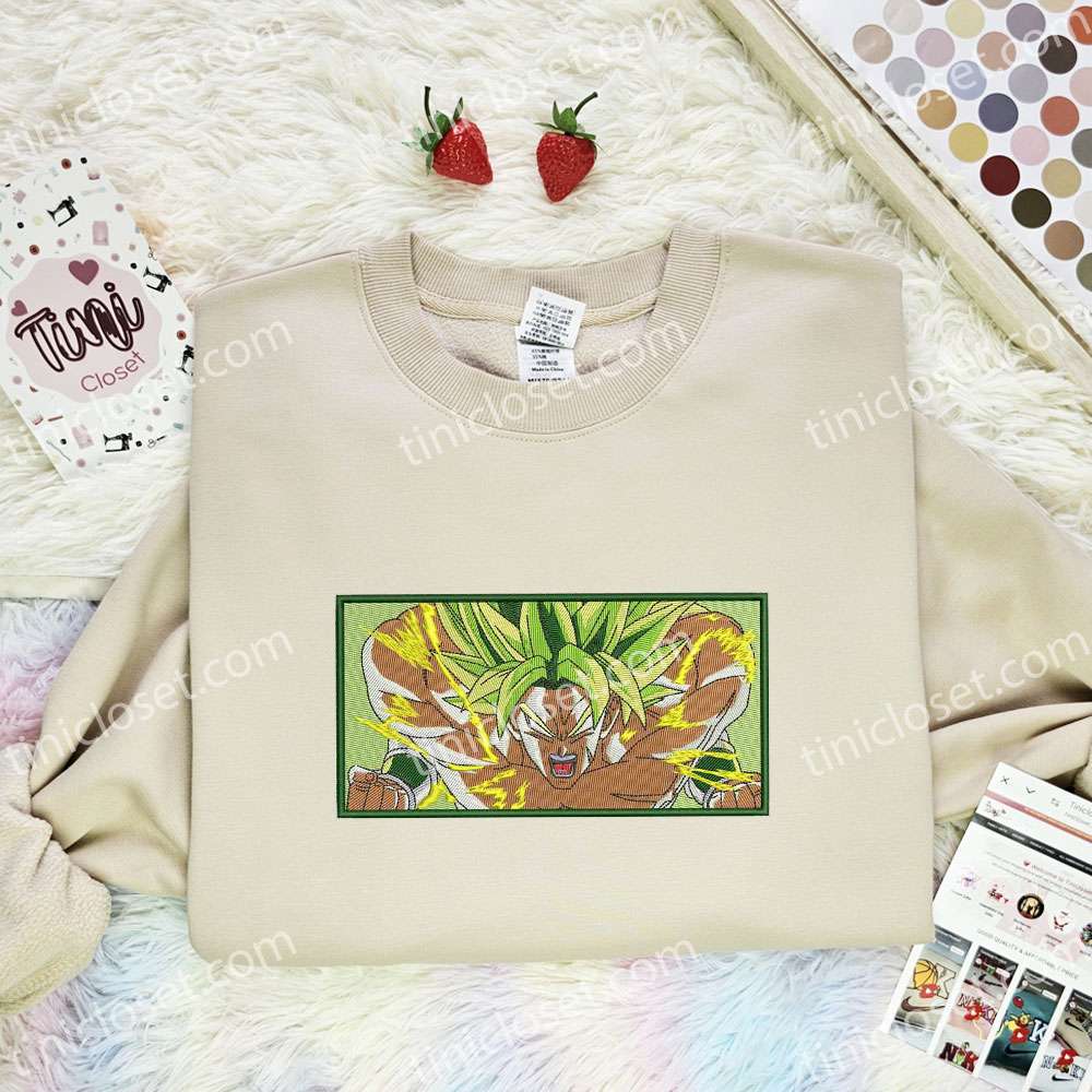 Broly Dragon Ball Anime Embroidered Shirt