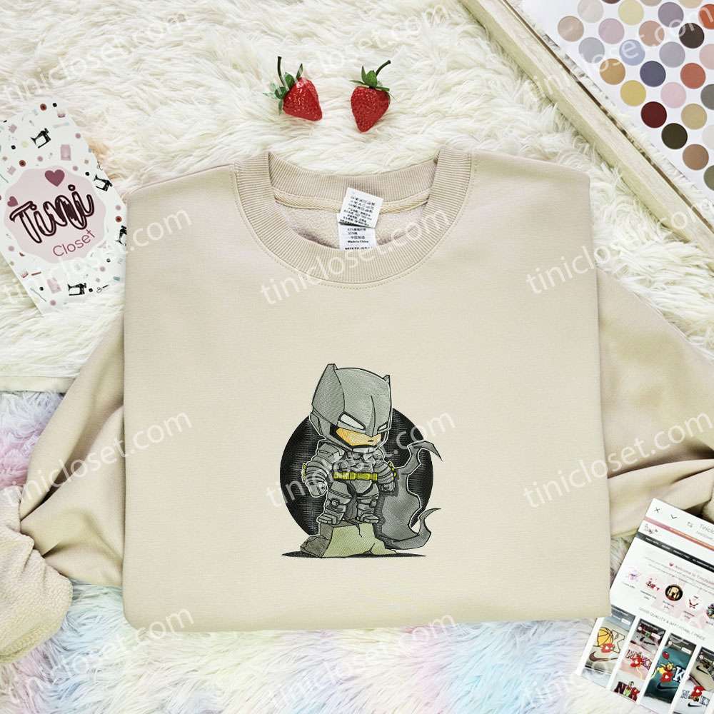 Chibi Batman DC Movie Embroidered Shirt