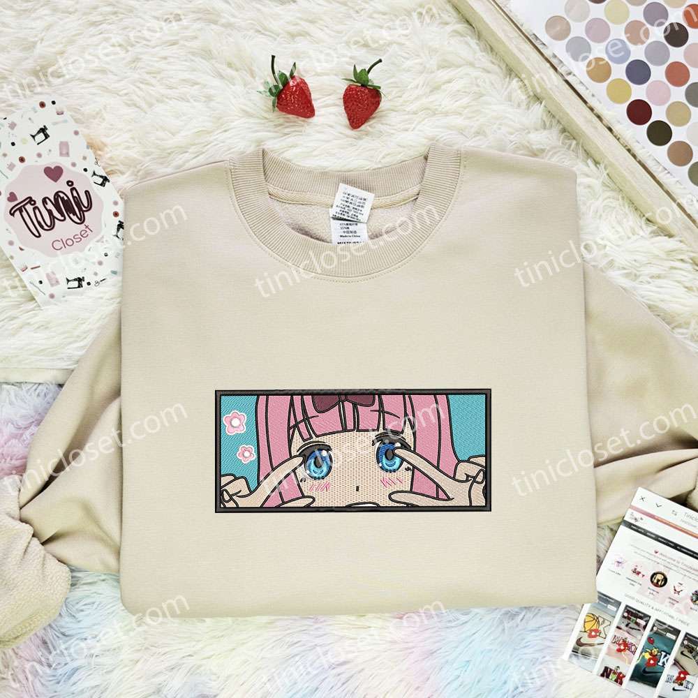 Chika Fujiwara Embroidered Shirt, Love Is War Embroidered Hoodie, Anime Embroidered T-Shirt