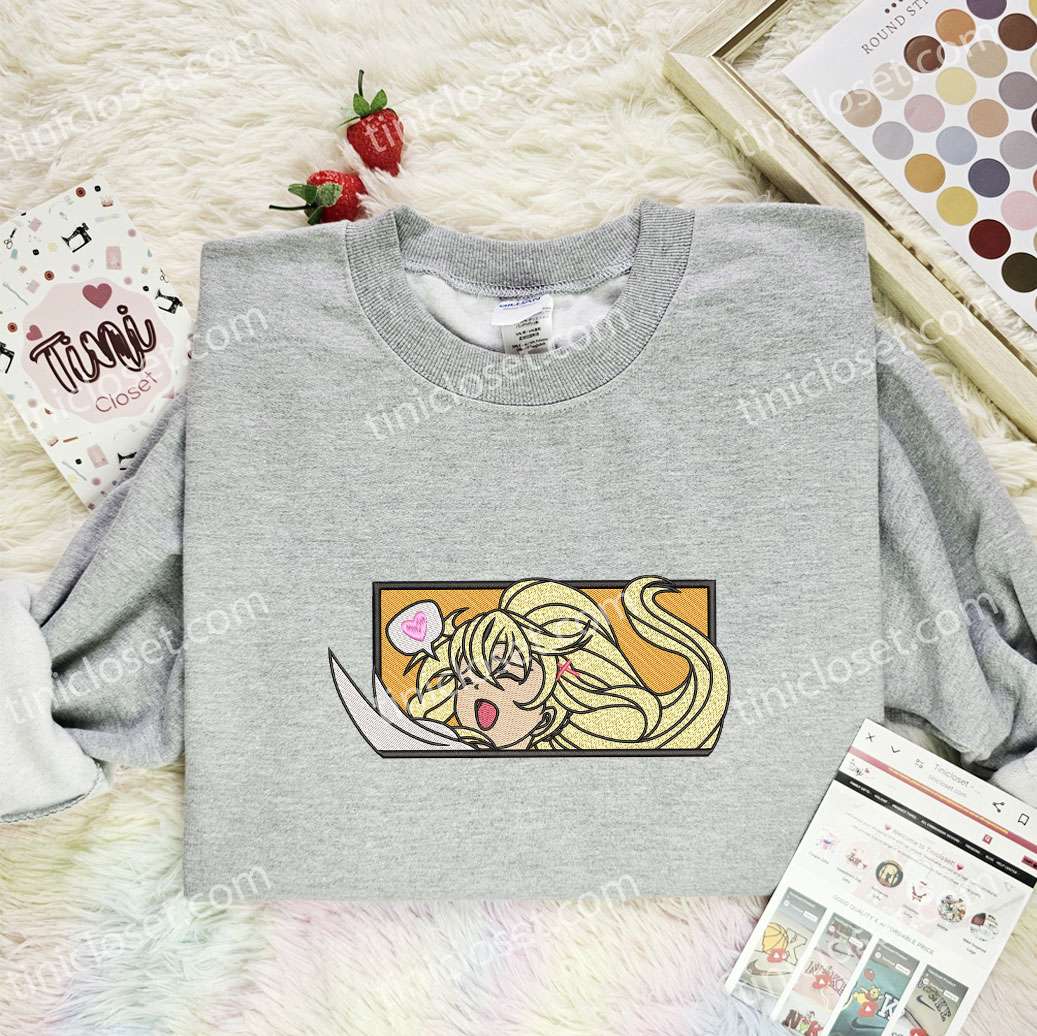 Darkness Konosuba Anime Embroidered Shirt