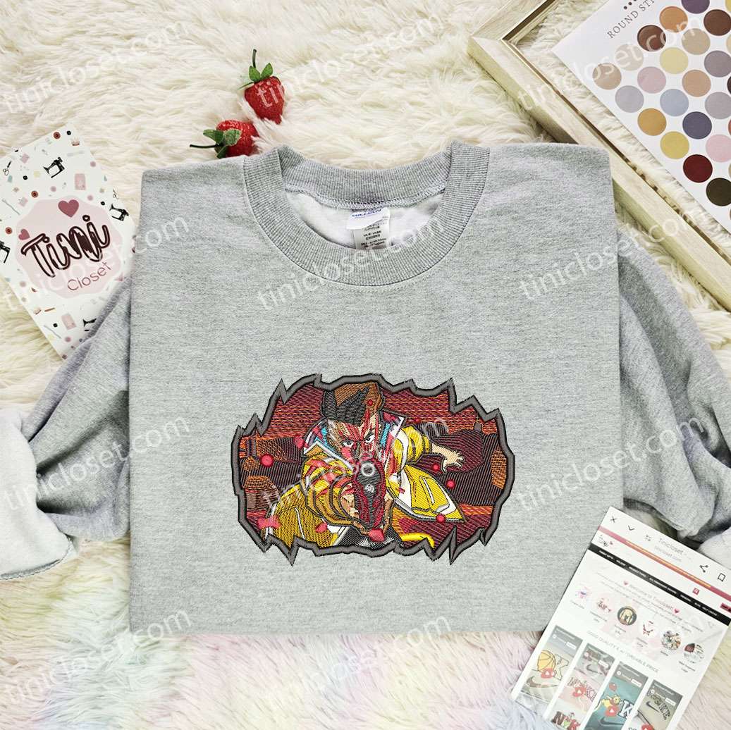 David Martinez Embroidered Shirt, Cyberpunk Embroidered Hoodie, Anime Embroidered T-Shirt