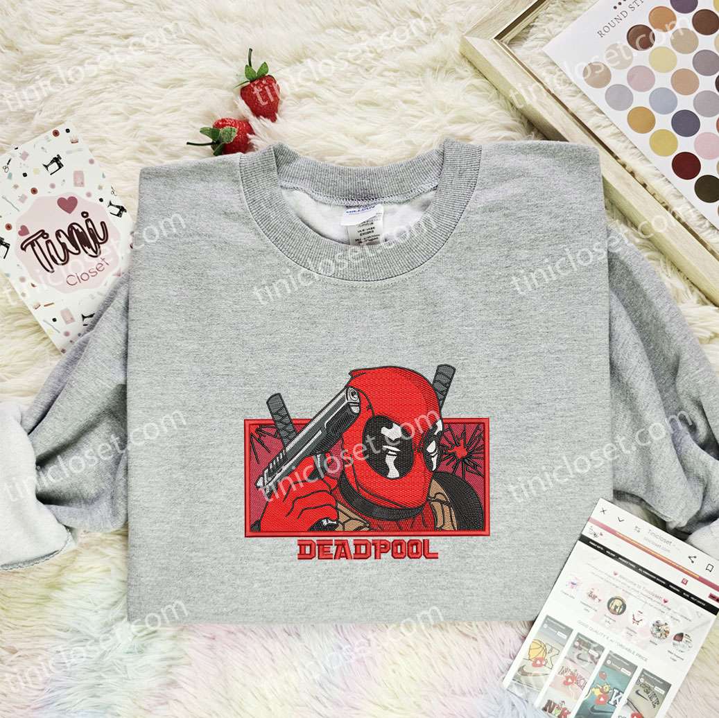 Deadpool Marvel Movie Embroidered Shirt