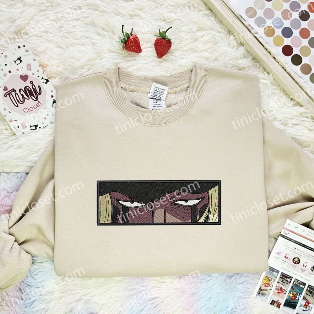 Doc Q Eyes One Piece Anime Embroidered Shirt