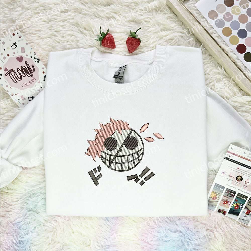 Donquixote Doflamingo Logo One Piece Anime Embroidered Shirt