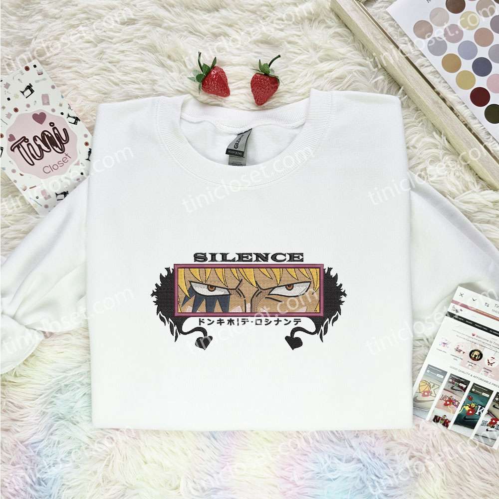 Donquixote Rosinante Eyes One Piece Anime Embroidered Shirt