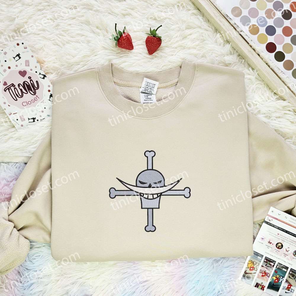 Edward Newgate Logo One Piece Anime Embroidered Shirt