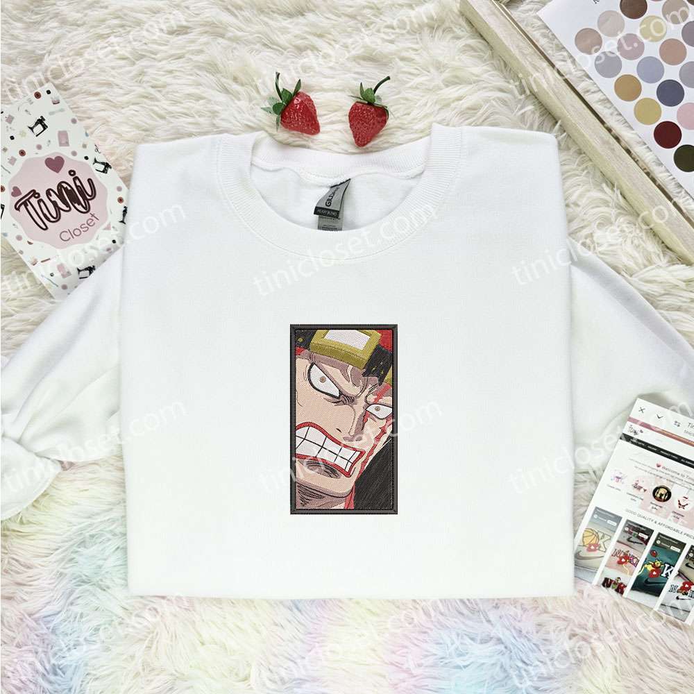 Eustass Kid One Piece Anime Embroidered Shirt