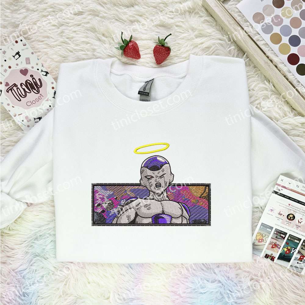 Frieza Dragon Ball Anime Embroidered Shirt