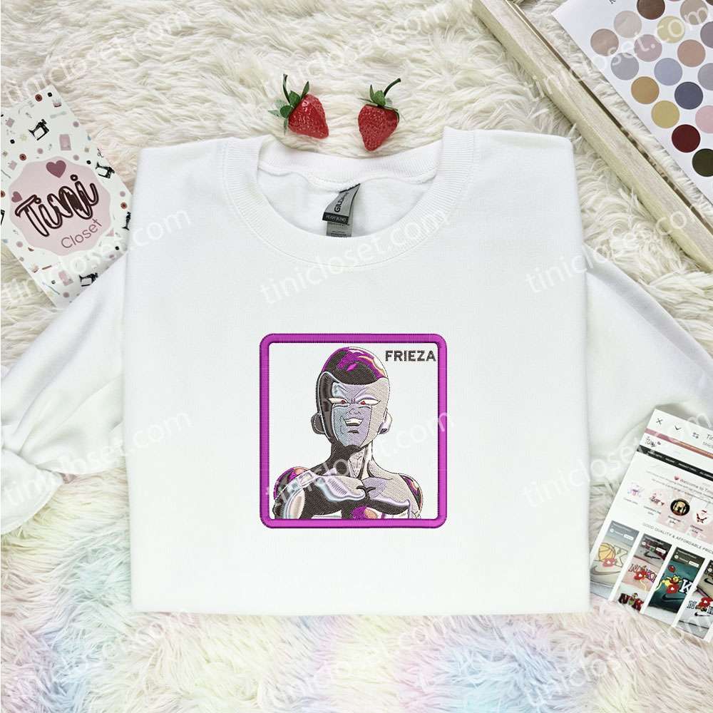 Frieza Dragon Ball Anime Embroidered Shirt