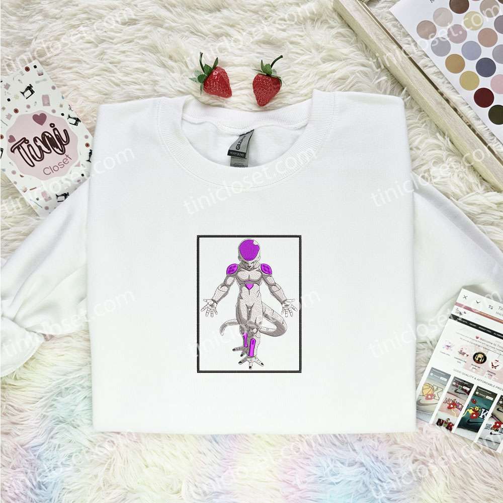 Frieza Dragon Ball Anime Embroidered Shirt