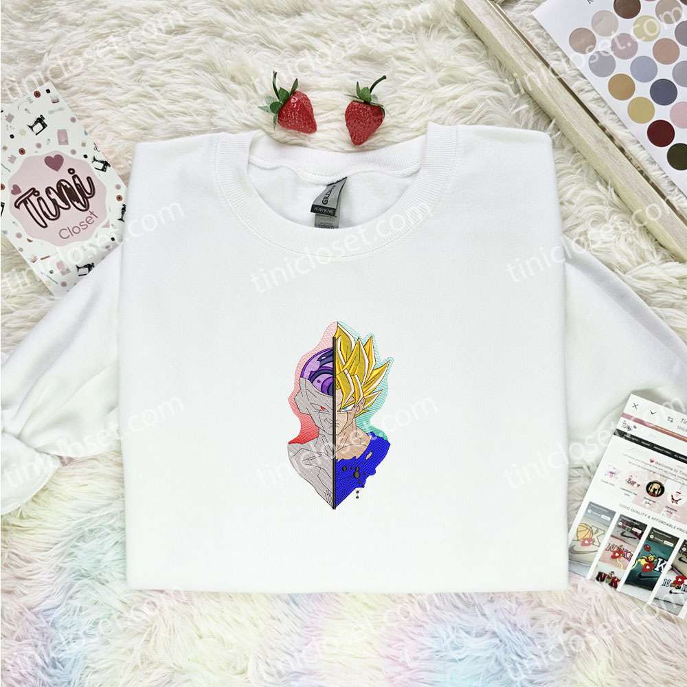 Frieza Vs Goku Dragon Ball Anime Embroidered Shirt