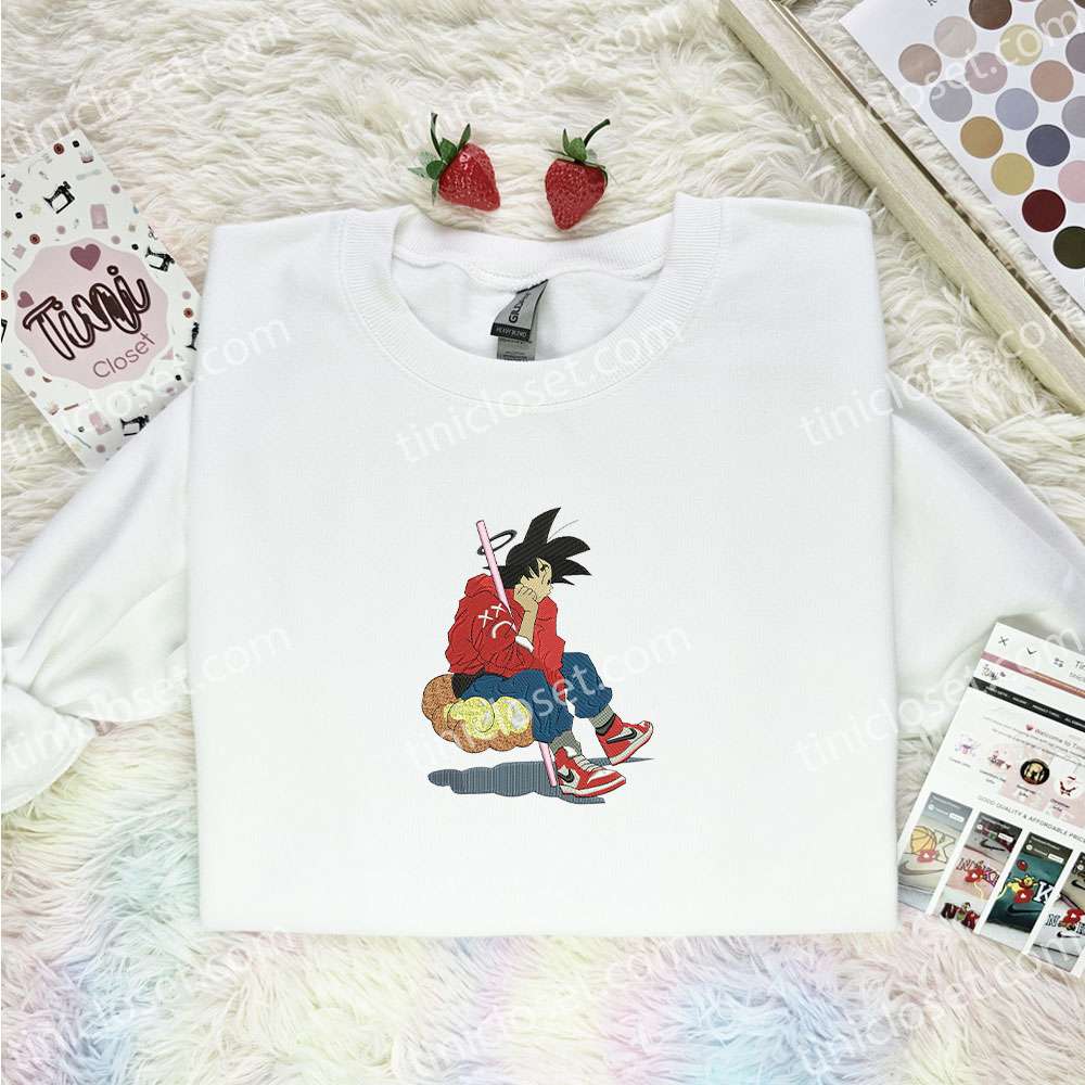 Future Goku Dragon Ball Anime Embroidered Shirt
