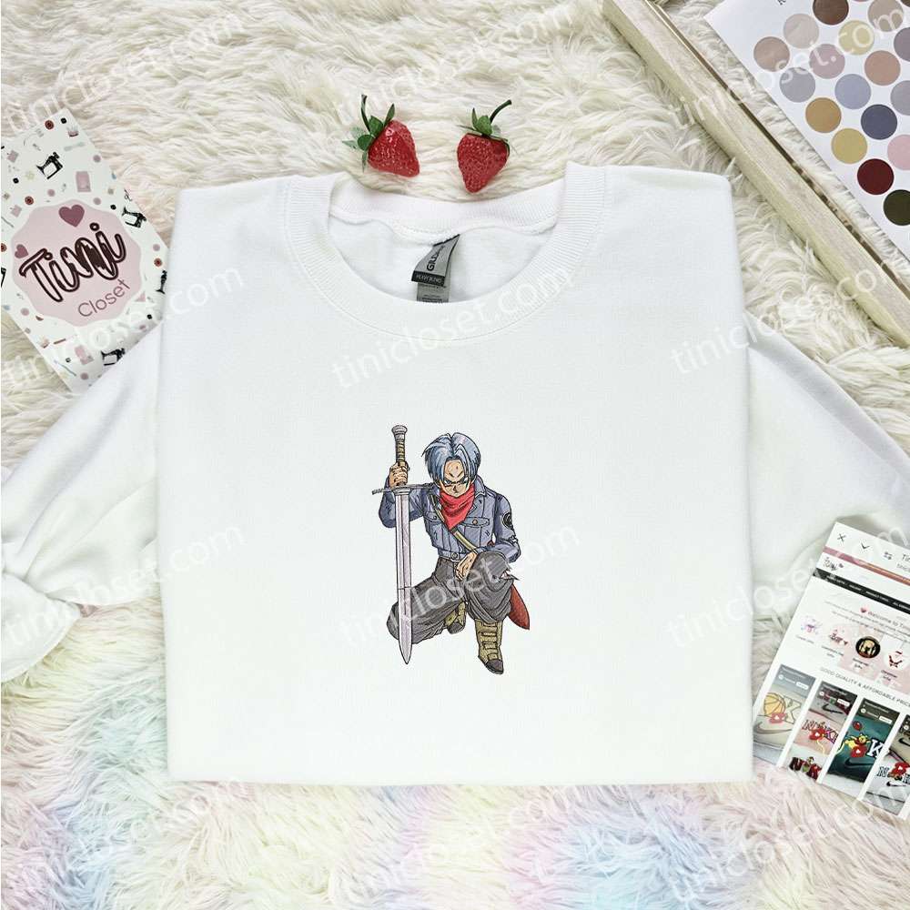 Future Trunks Dragon Ball Anime Embroidered Shirt