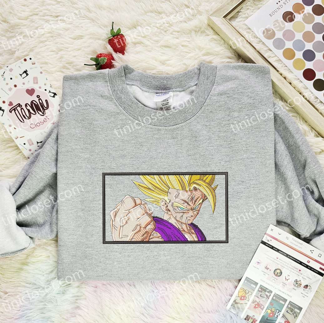 Gohan Dragon Ball Anime Embroidered Shirt