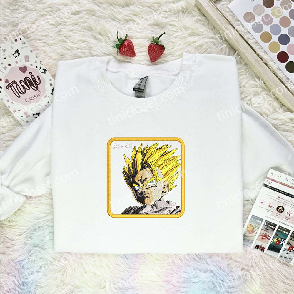 Gohan Dragon Ball Anime Embroidered Shirt