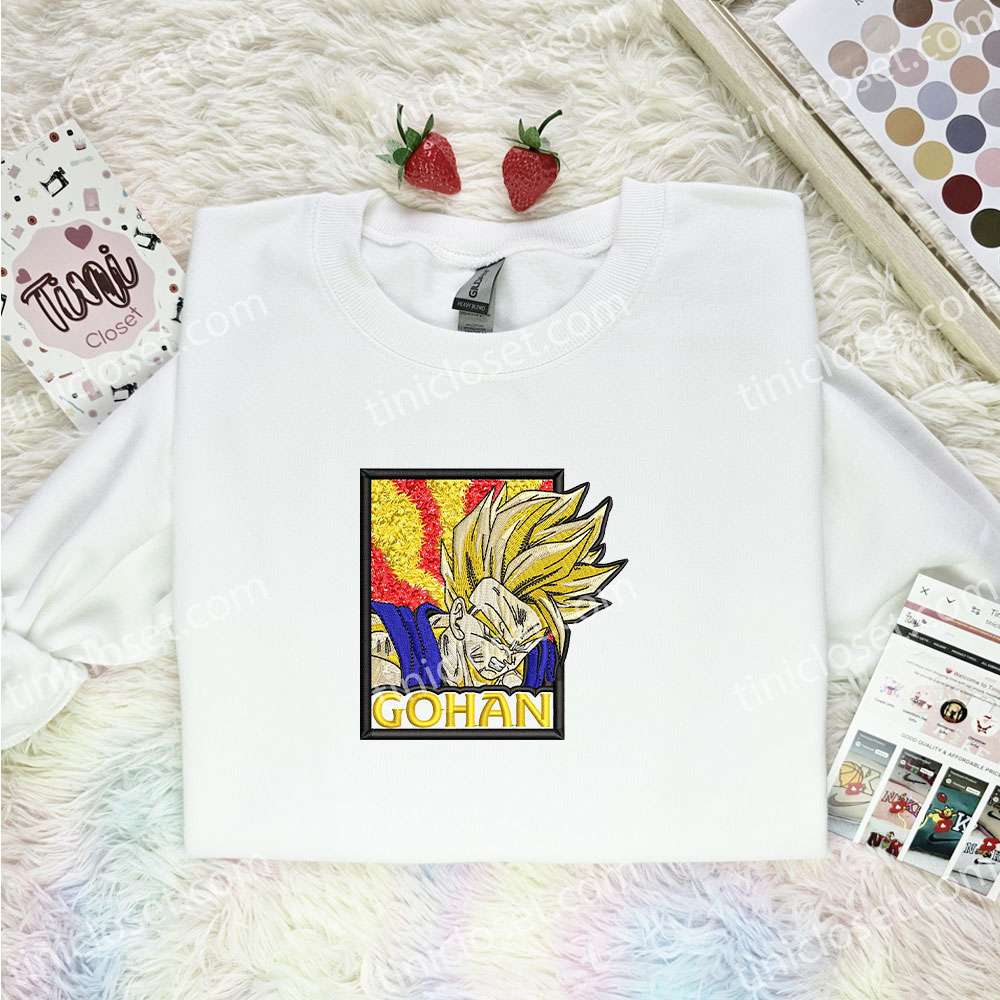 Gohan Dragon Ball Anime Embroidered Shirt