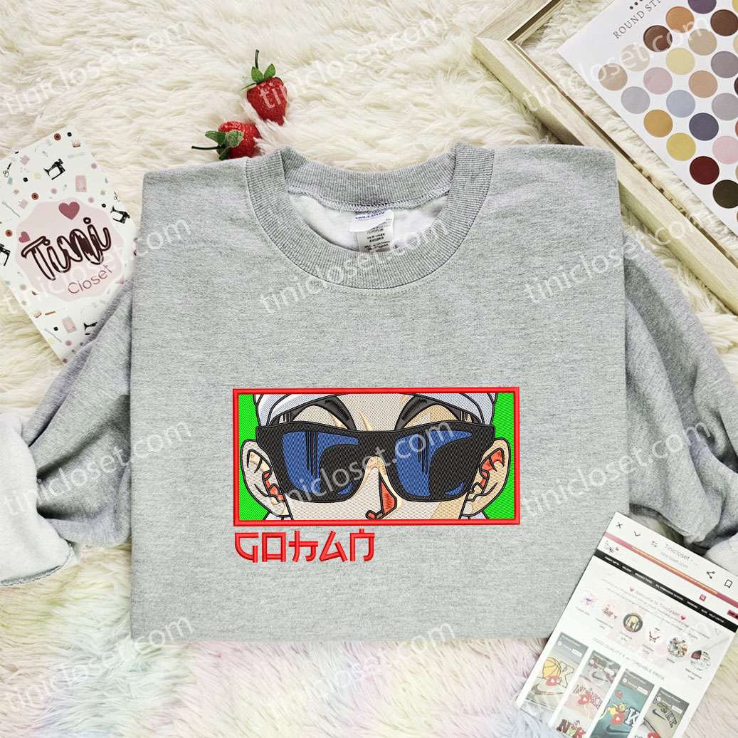 Gohan Sunglasses Dragon Ball Anime Embroidered Shirt