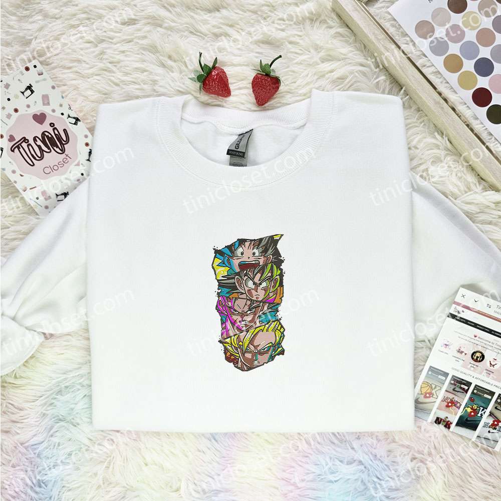 Goku Revolution Dragon Ball Anime Embroidered Shirt