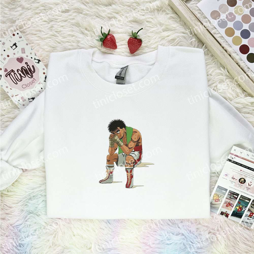 Hajime No Ippo Anime Embroidered Shirt