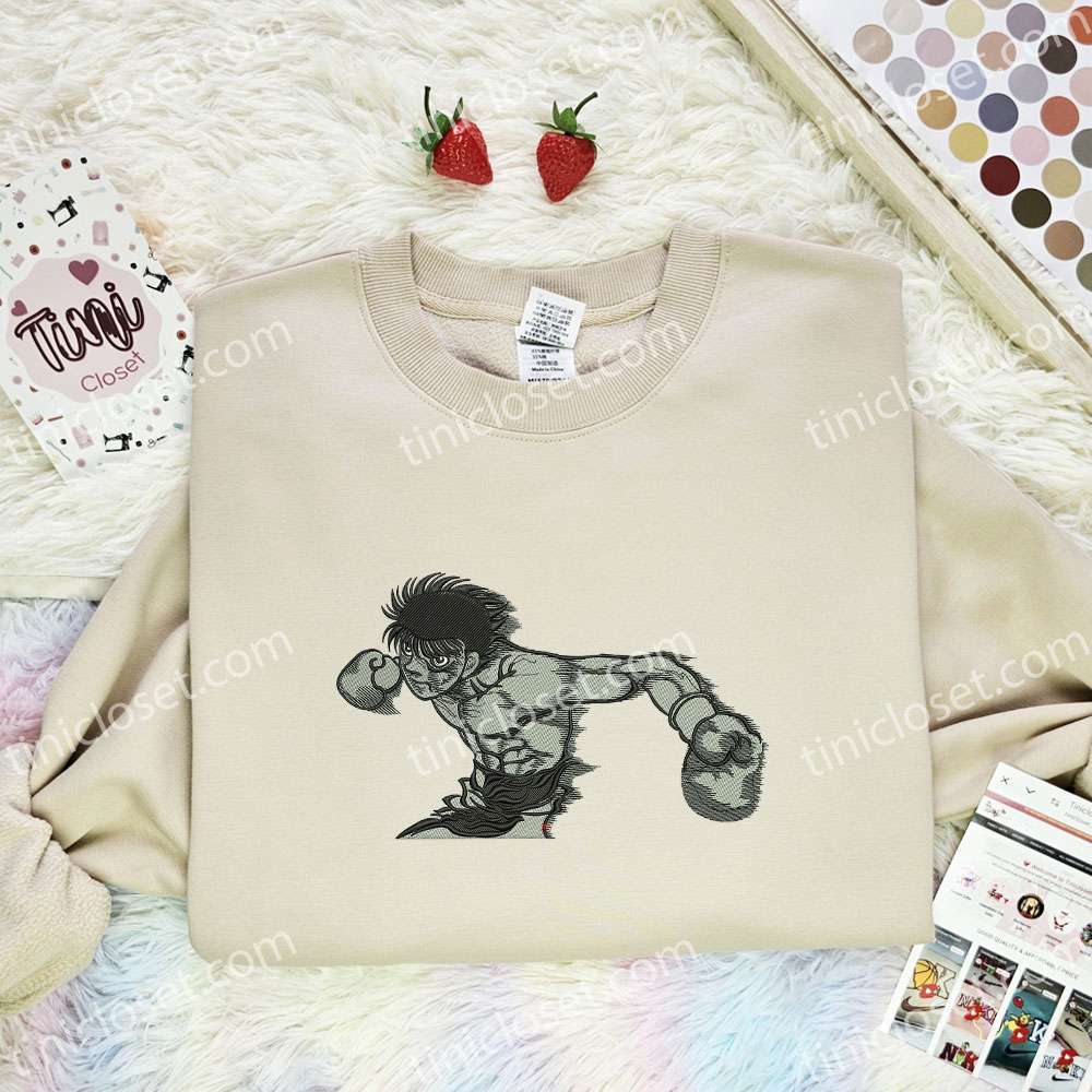 Hajime No Ippo Anime Embroidered Shirt