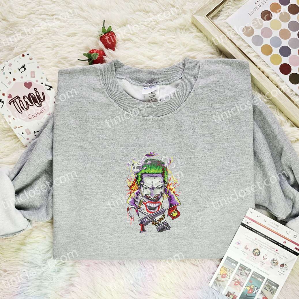 Joker DC Movie Embroidered Shirt