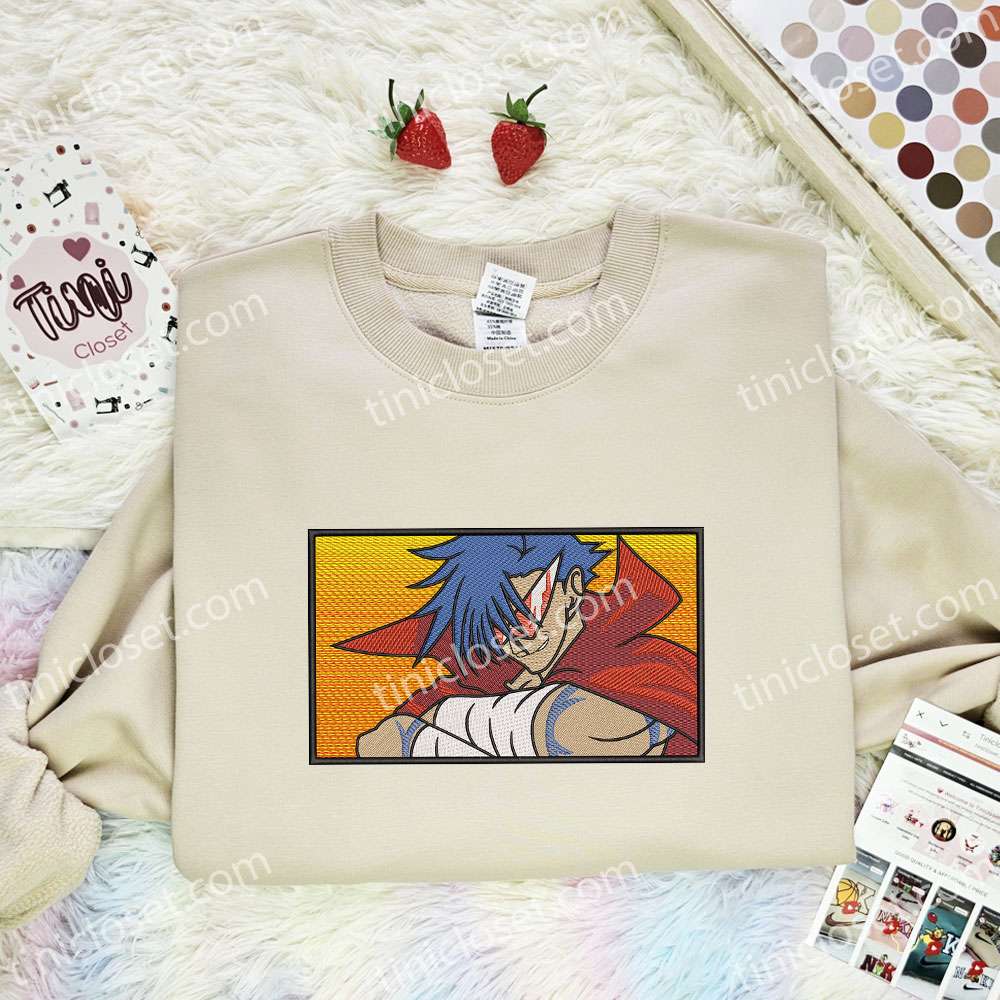 Kamina Tengen Toppa Gurren Lagann Anime Embroidered Shirt