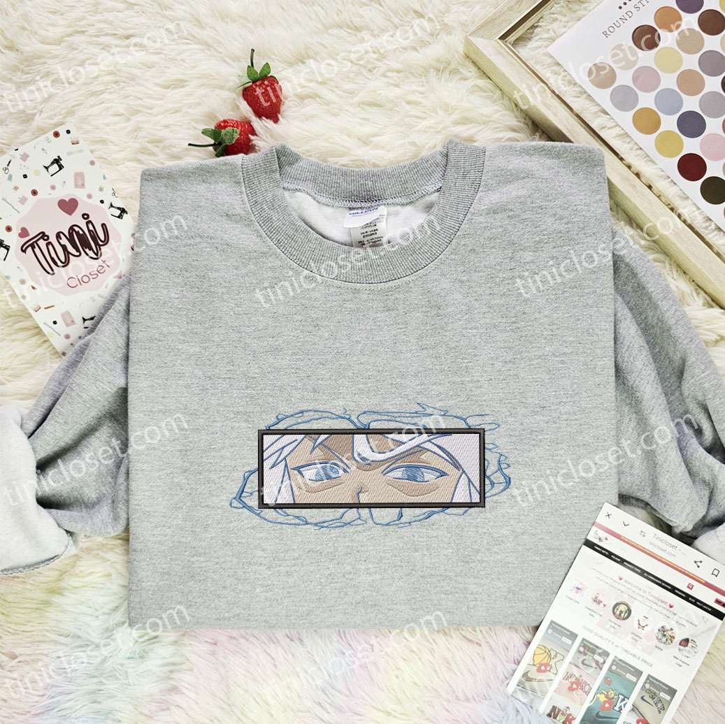 Killua Eyes Hunter x Hunter Anime Embroidered Shirt