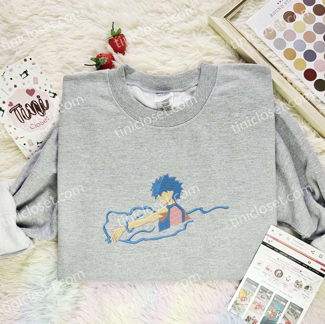 Killua Hunter x Hunter Anime Embroidered Shirt