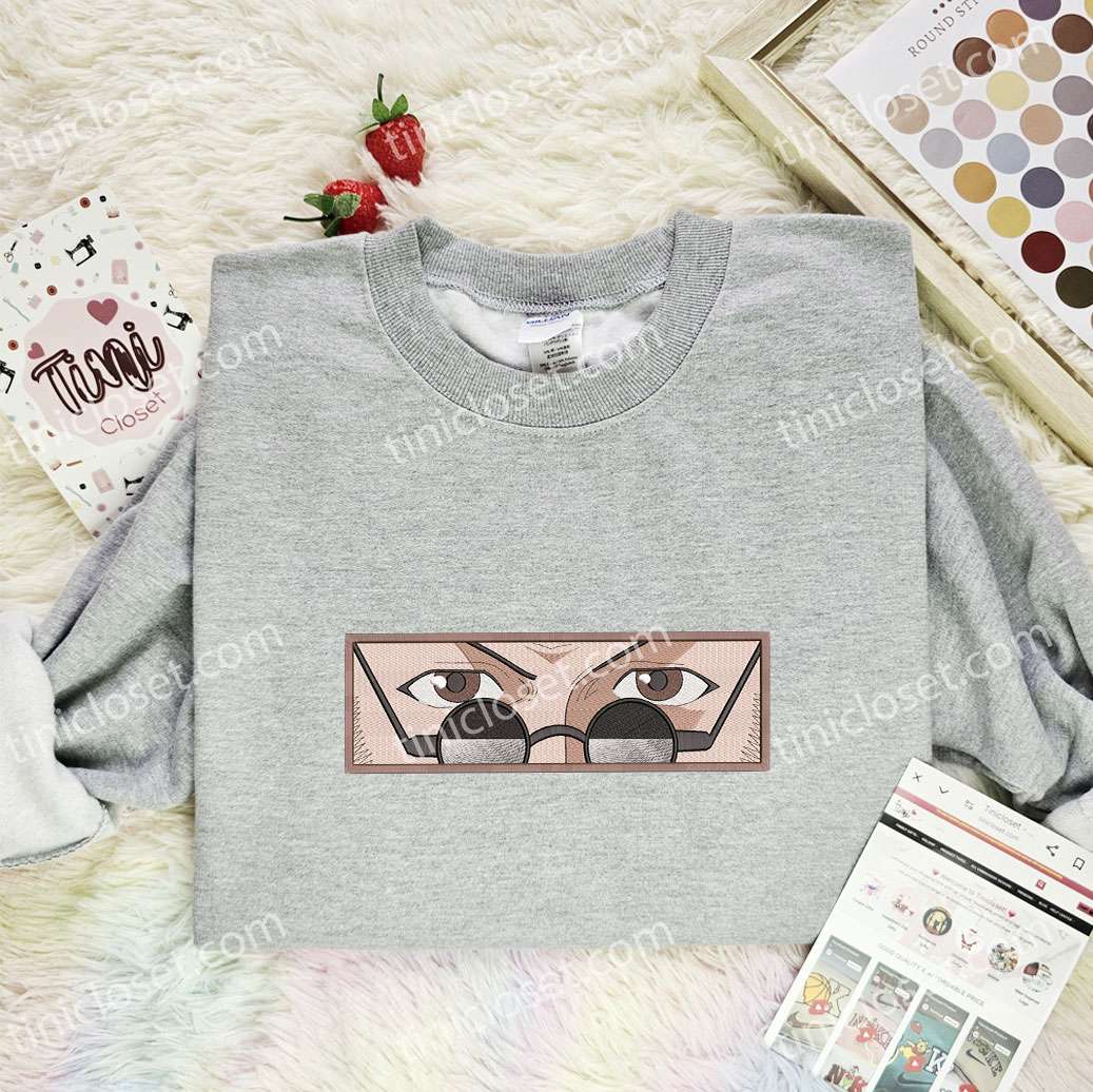 Leorio Eyes Hunter x Hunter Anime Embroidered Shirt