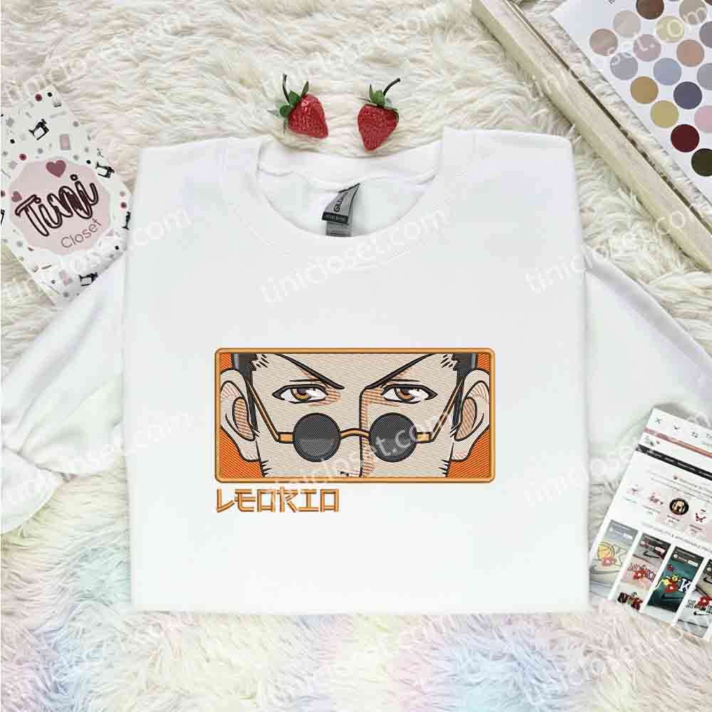 Leorio Eyes Hunter x Hunter Anime Embroidered Shirt