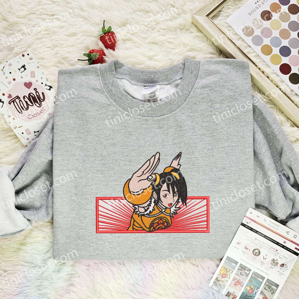 Ling Xiaoyu Tekken Namco Video Game Characters Embroidered Shirt
