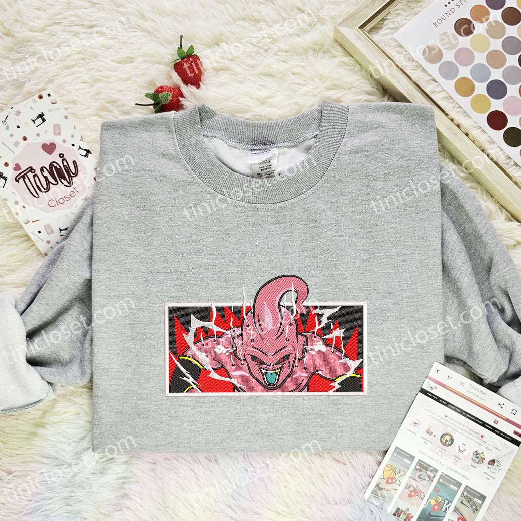 Majin Buu Dragon Ball Anime Embroidered Shirt