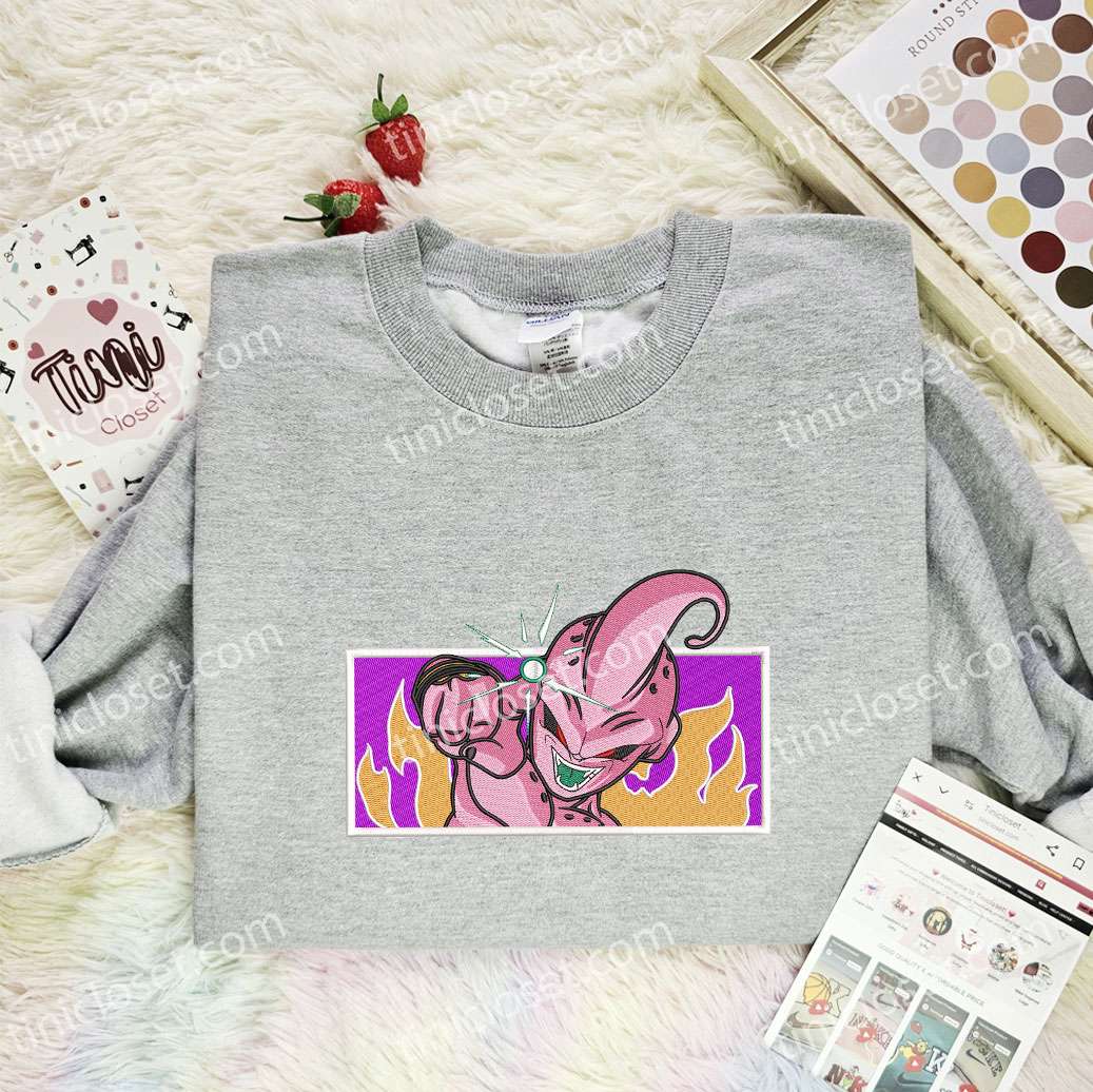 Majin Buu Dragon Ball Anime Embroidered Shirt