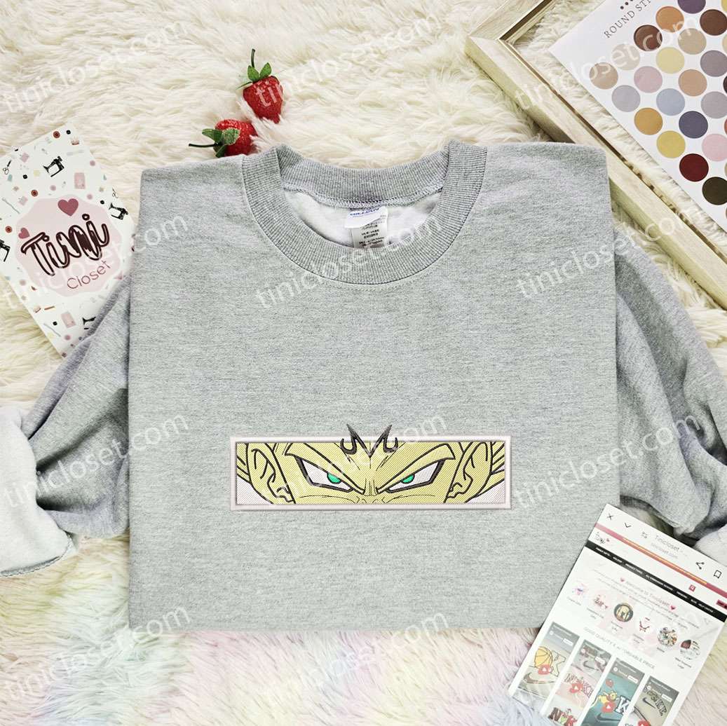 Majin Vegeta Eyes Dragon Ball Anime Embroidered Shirt