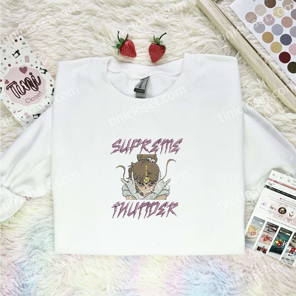 Makoto Kino Sailor Jupiter Sailor Moon Anime Embroidered Shirt