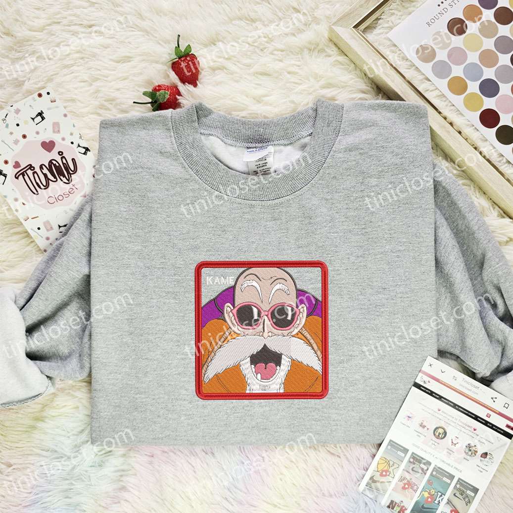 Master Roshi Dragon Ball Anime Embroidered Shirt