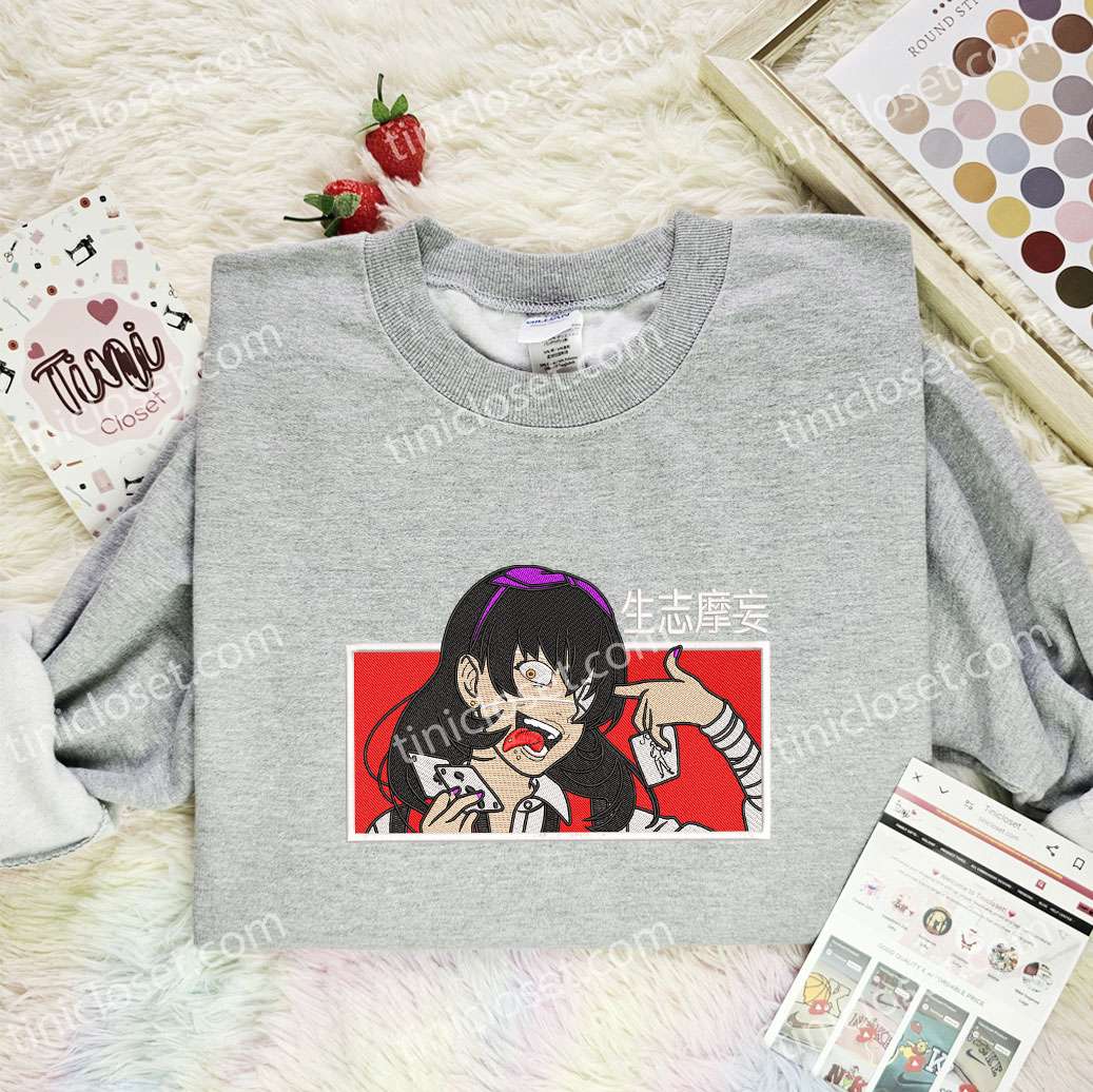 Midari Ikishima Kakegurui Anime Embroidered Shirt
