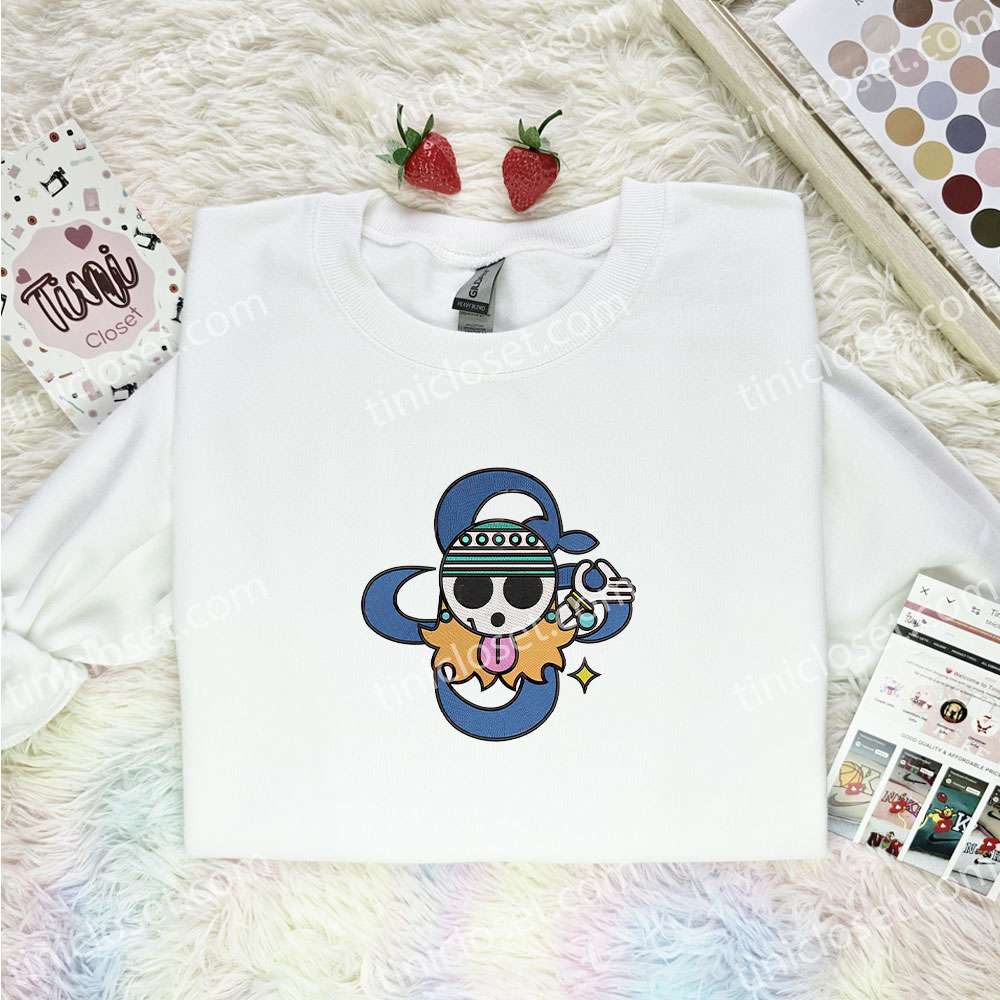 Nami Jolly Roger One Piece Anime Embroidered Shirt