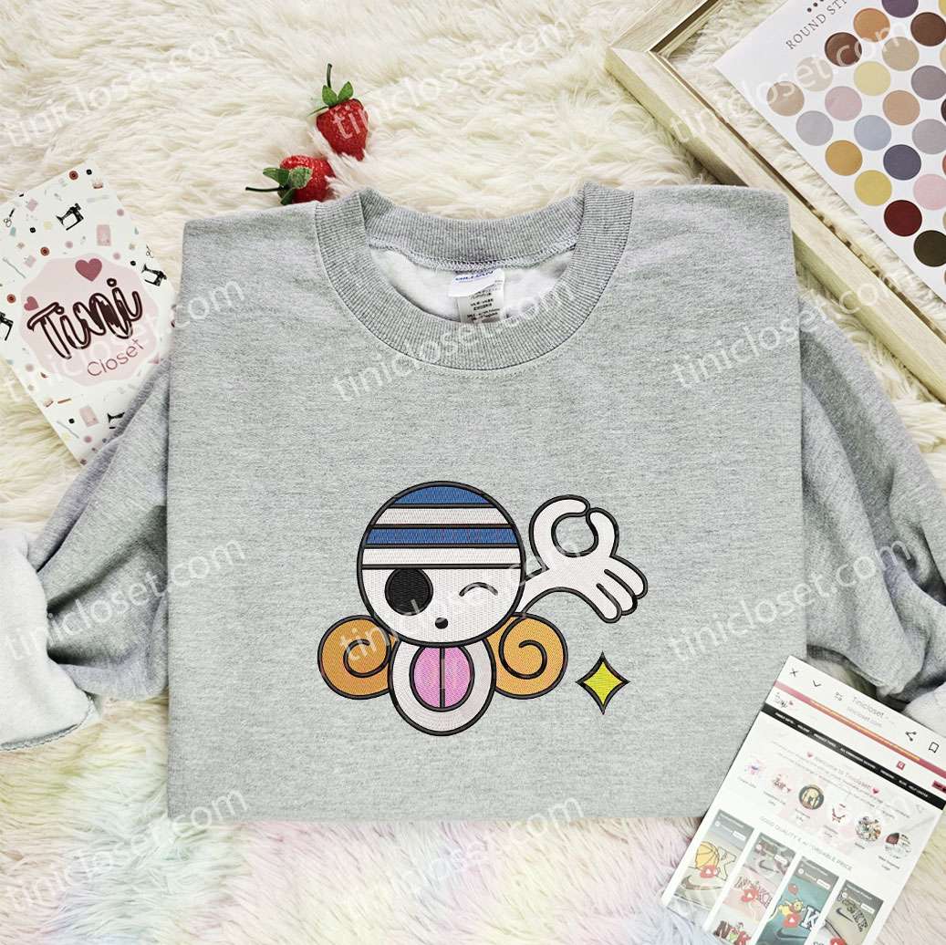 Nami Logo One Piece Anime Embroidered Shirt