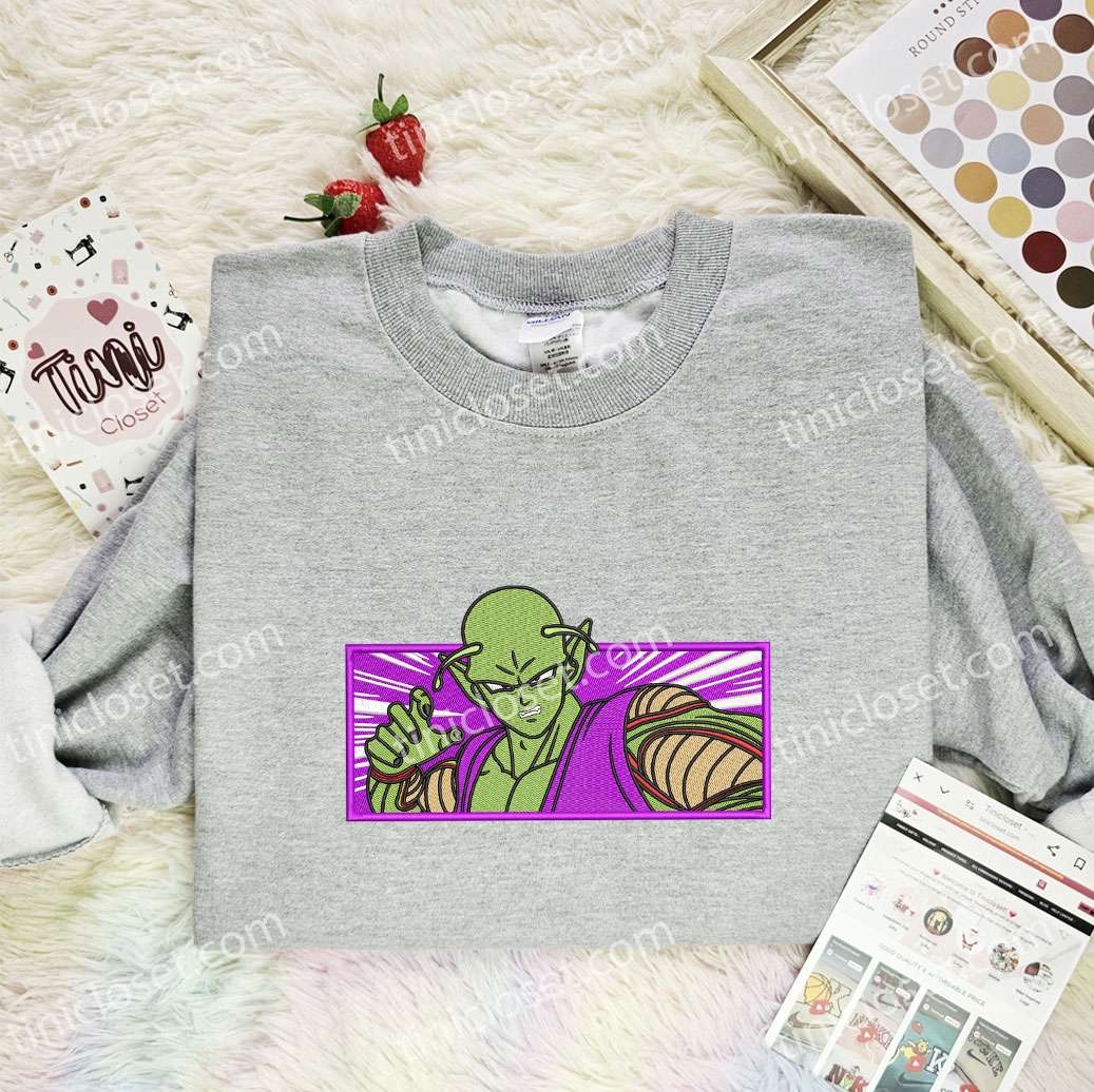 Piccolo Dragon Ball Anime Embroidered Shirt