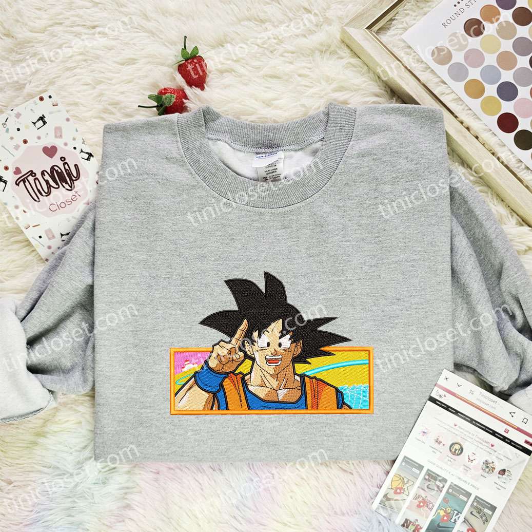 Son Goku Dragon Ball Anime Embroidered Shirt