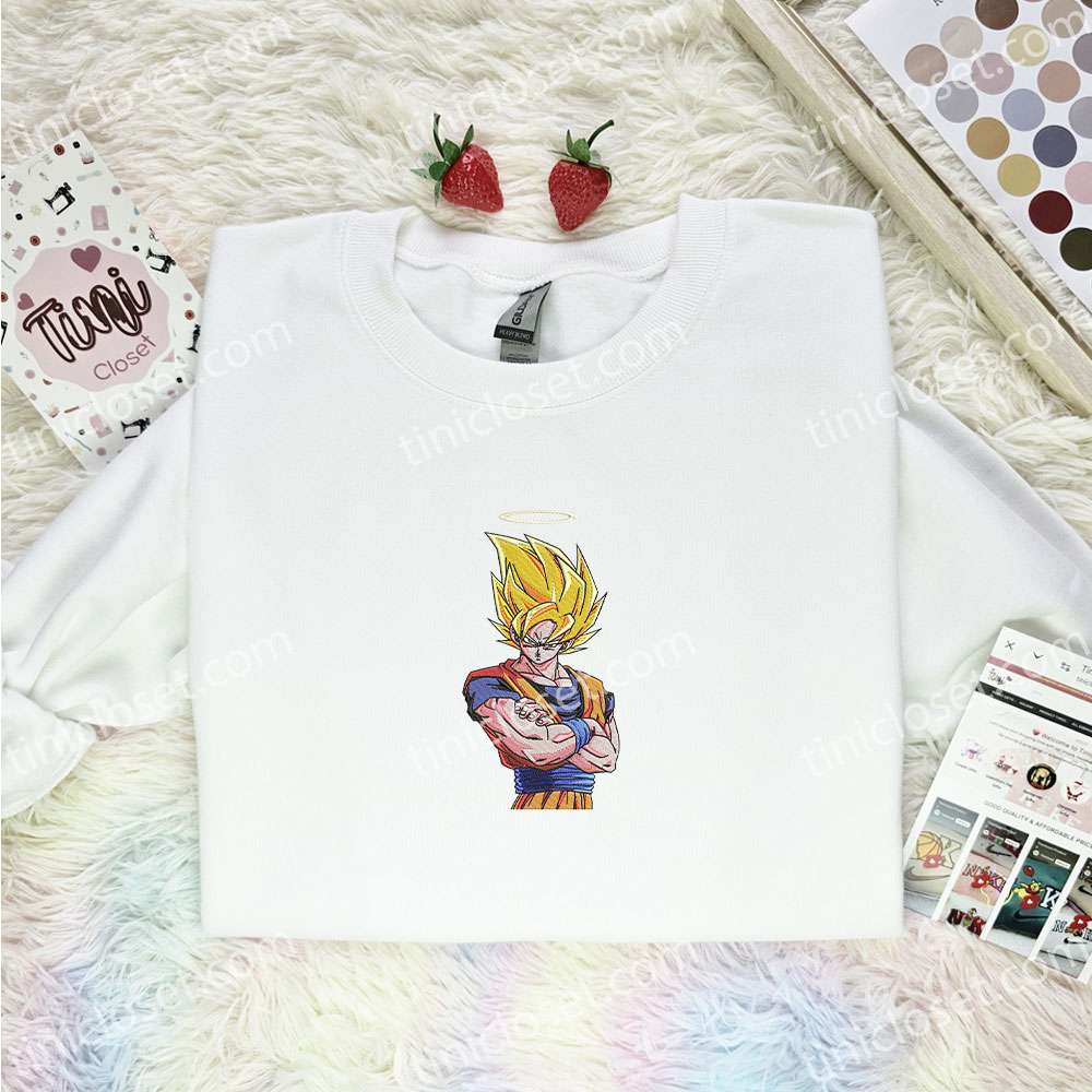 Son Goku Dragon Ball Anime Embroidered Shirt