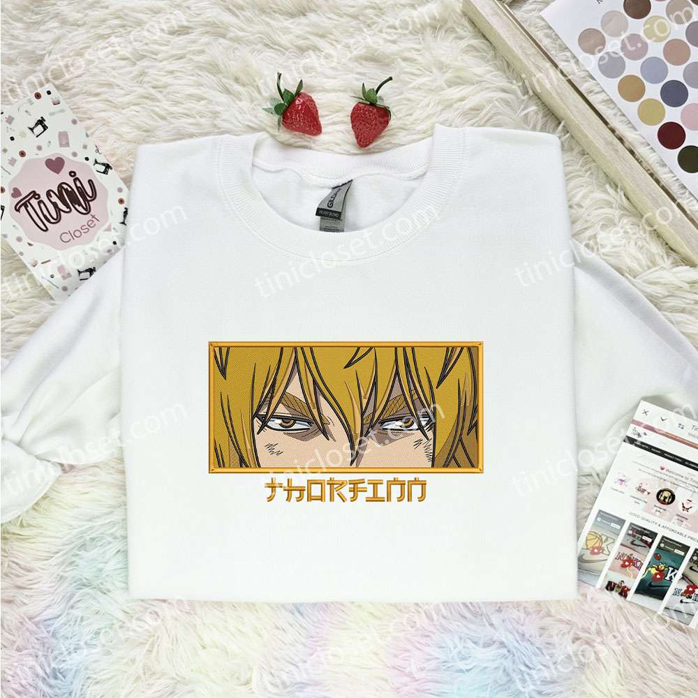 Thorfinn Eyes Vinland Saga Anime Embroidered Shirt