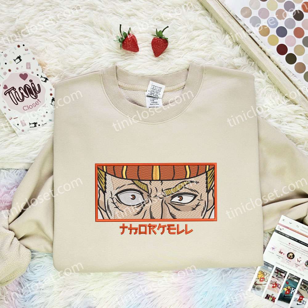 Thorkell Eyes Vinland Saga Anime Embroidered Shirt