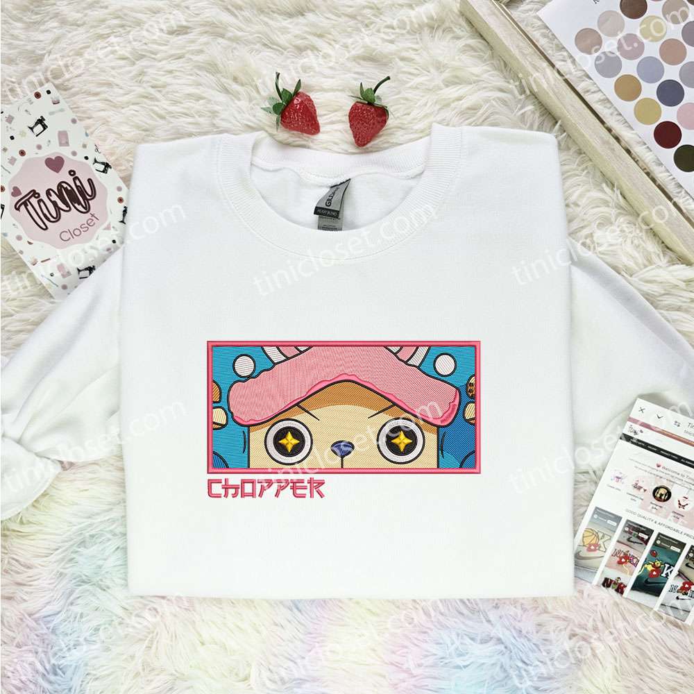 Tony Tony Chopper One Piece Anime Embroidered Shirt