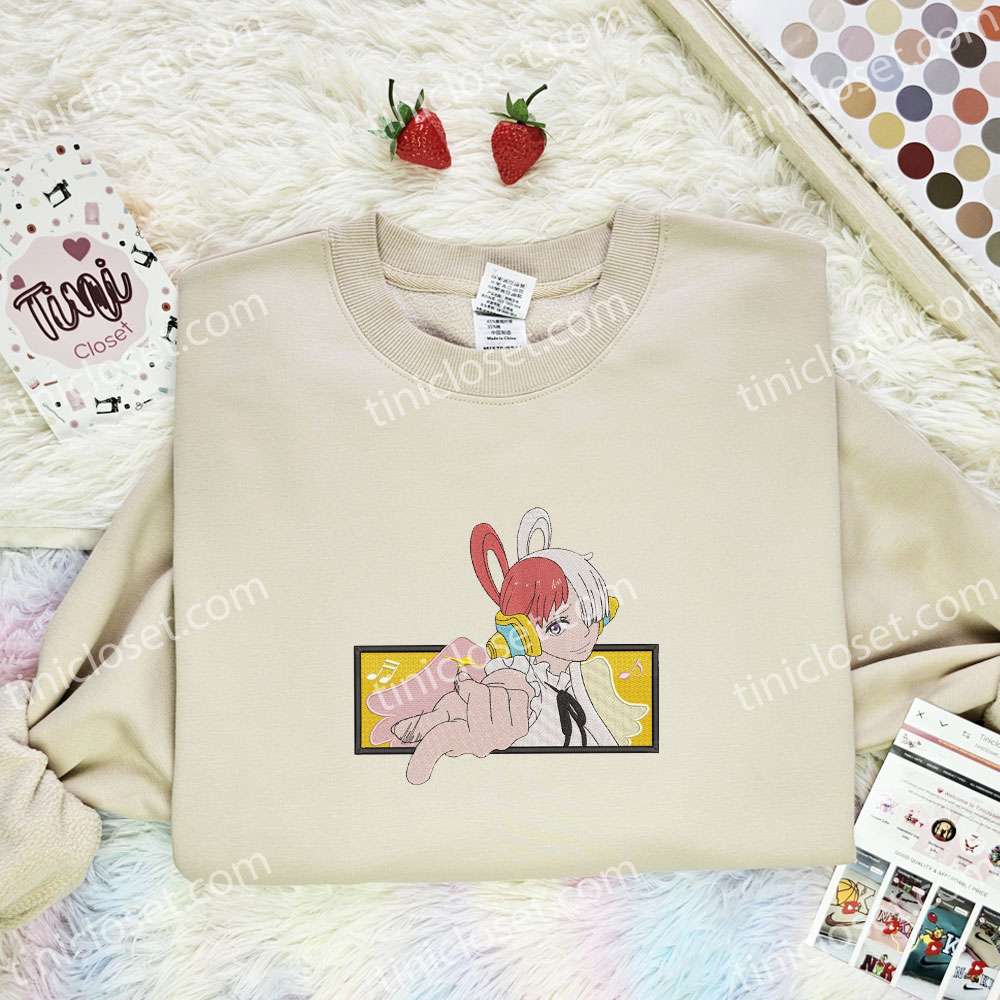 Uta One Piece Anime Embroidered Shirt