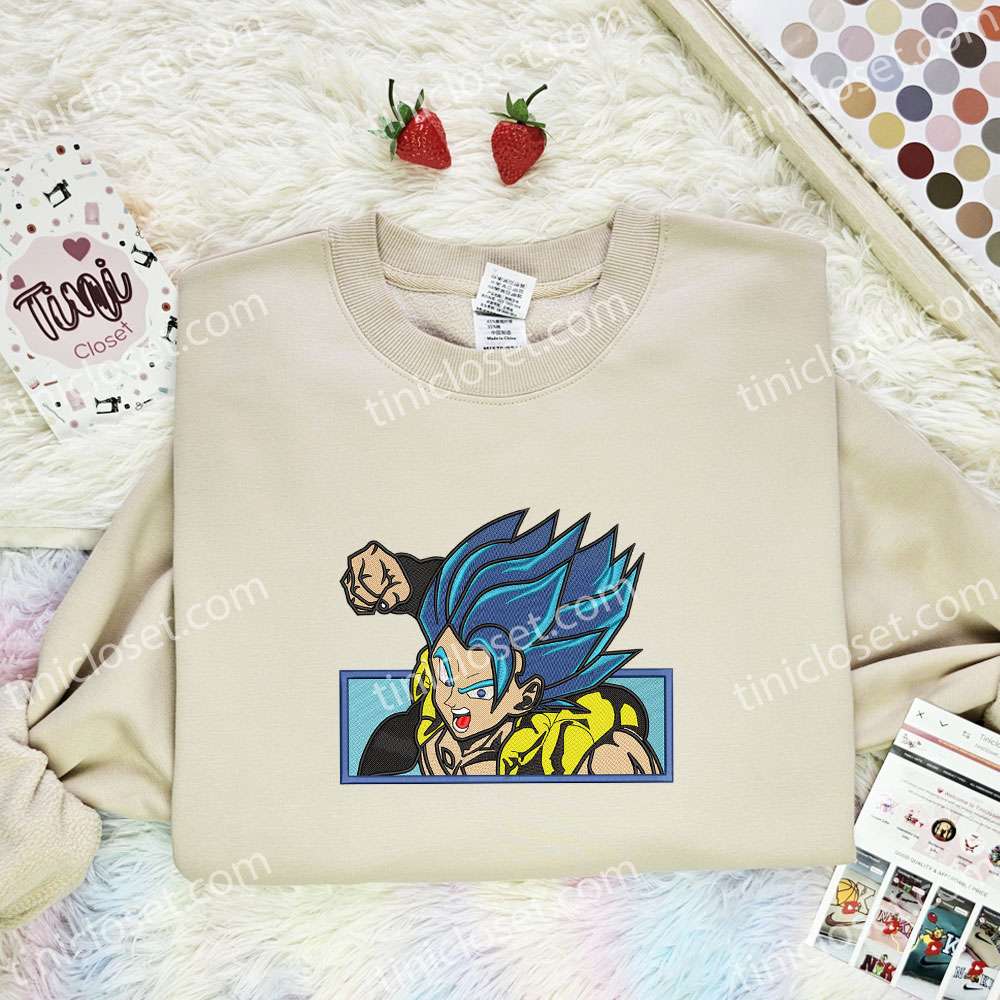 Vegeta Embroidered Shirt, Dragon Ball Embroidered Hoodie, Anime Embroidered Sweatshirt