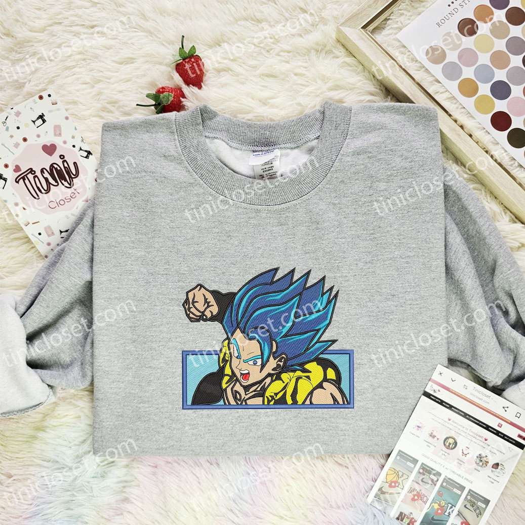 Vegeta Punch Dragon Ball Anime Embroidered Shirt