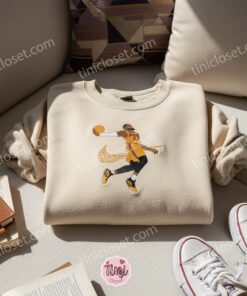 LeBron James Embroidered Shirt, NBA Sports Embroidered Hoodie, Celebrity Embroidered T-Shirt 1 LeBron James Embroidered Shirt, NBA Sports Embroidered Hoodie, Celebrity Embroidered T-Shirt